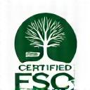FSC Certified logo, indicating sustainable wood sourcing